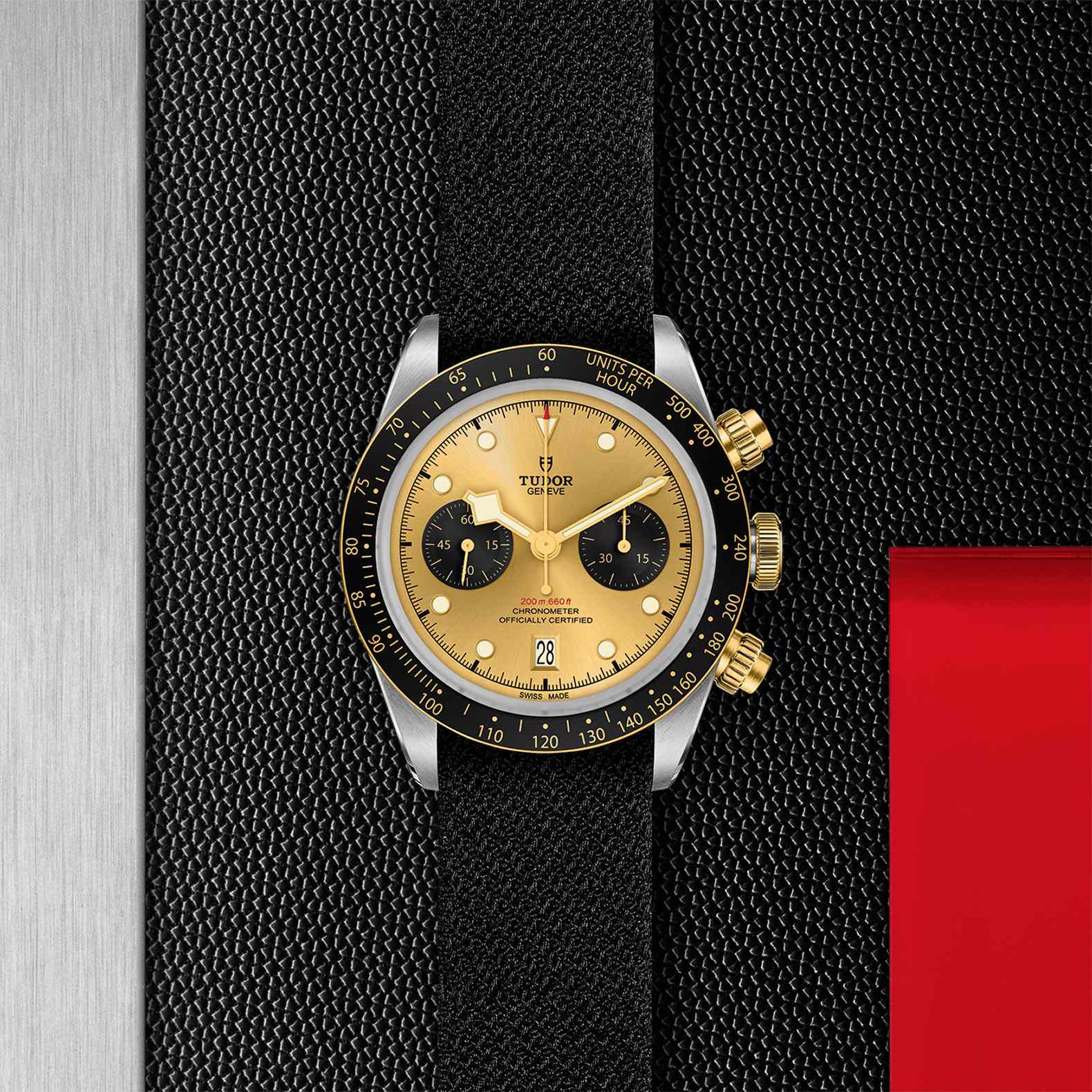 TUDOR Black Bay Chrono S&G Watch - M79363N-0006 | Global Timepieces